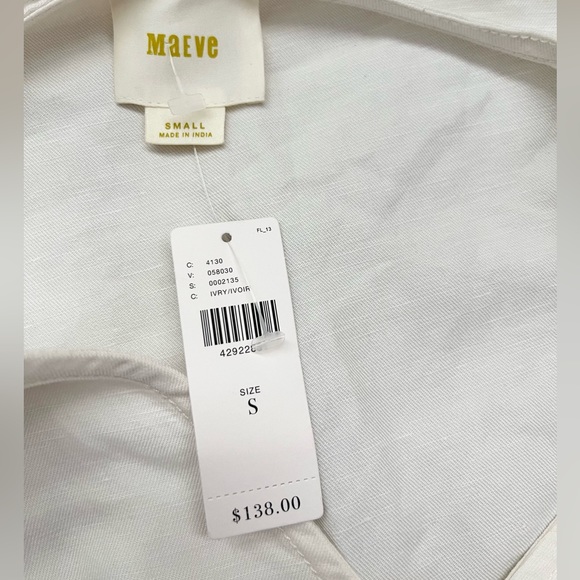 NWT Anthropologie Maeve Lottie Fluttered Tunic Dress Size Small - Picture 7 of 14